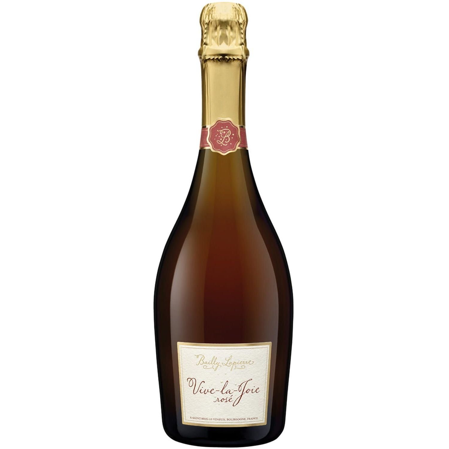 Вино игристое Bailly Lapierre Cremant de Bourgogne Vive La Joie Rose Millesime 2019 розовое брют 0.75 л - фото 1