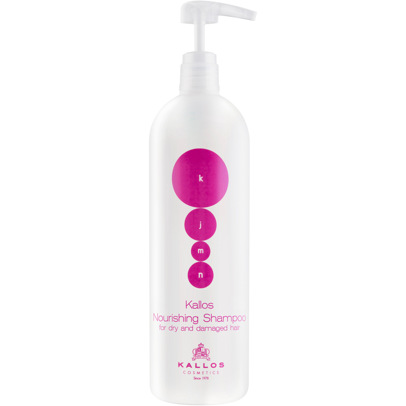 Питательный шампунь Kallos Cosmetics Nourishing Shampoo для сухих и поврежденных волос 1 л - фото 1