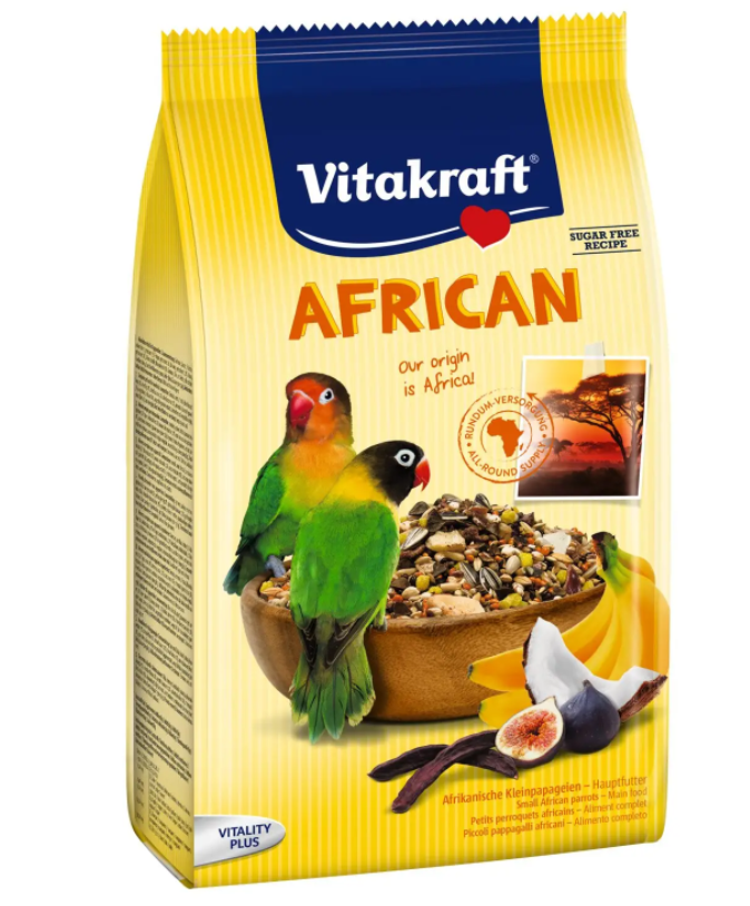 Корм для середніх африканських папуг Vitakraft African 750 г (21641) - фото 1