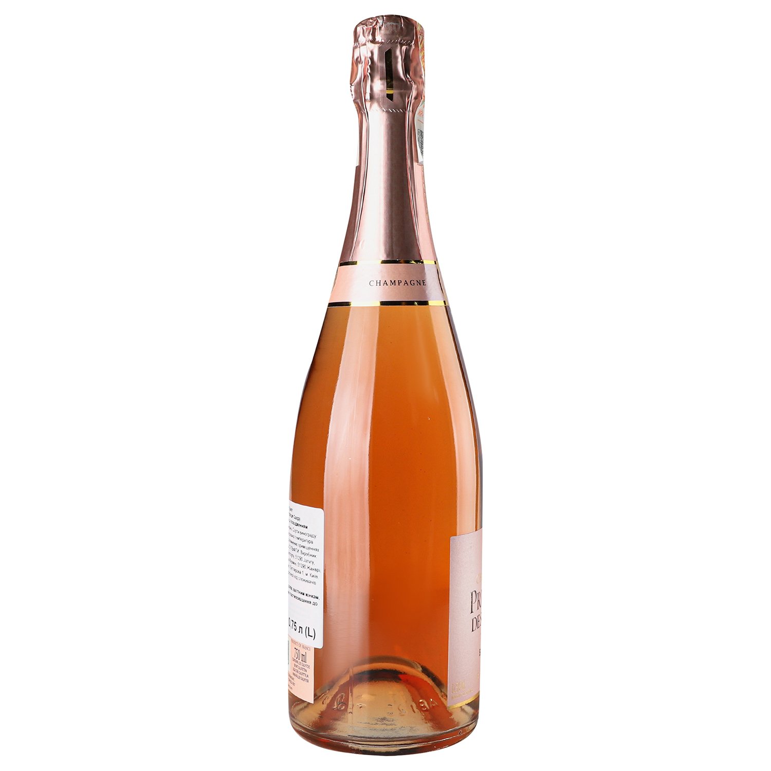 Шампанське Prestige des Sacres Brut Rose, 12%, 0,75 л (873188) - фото 2