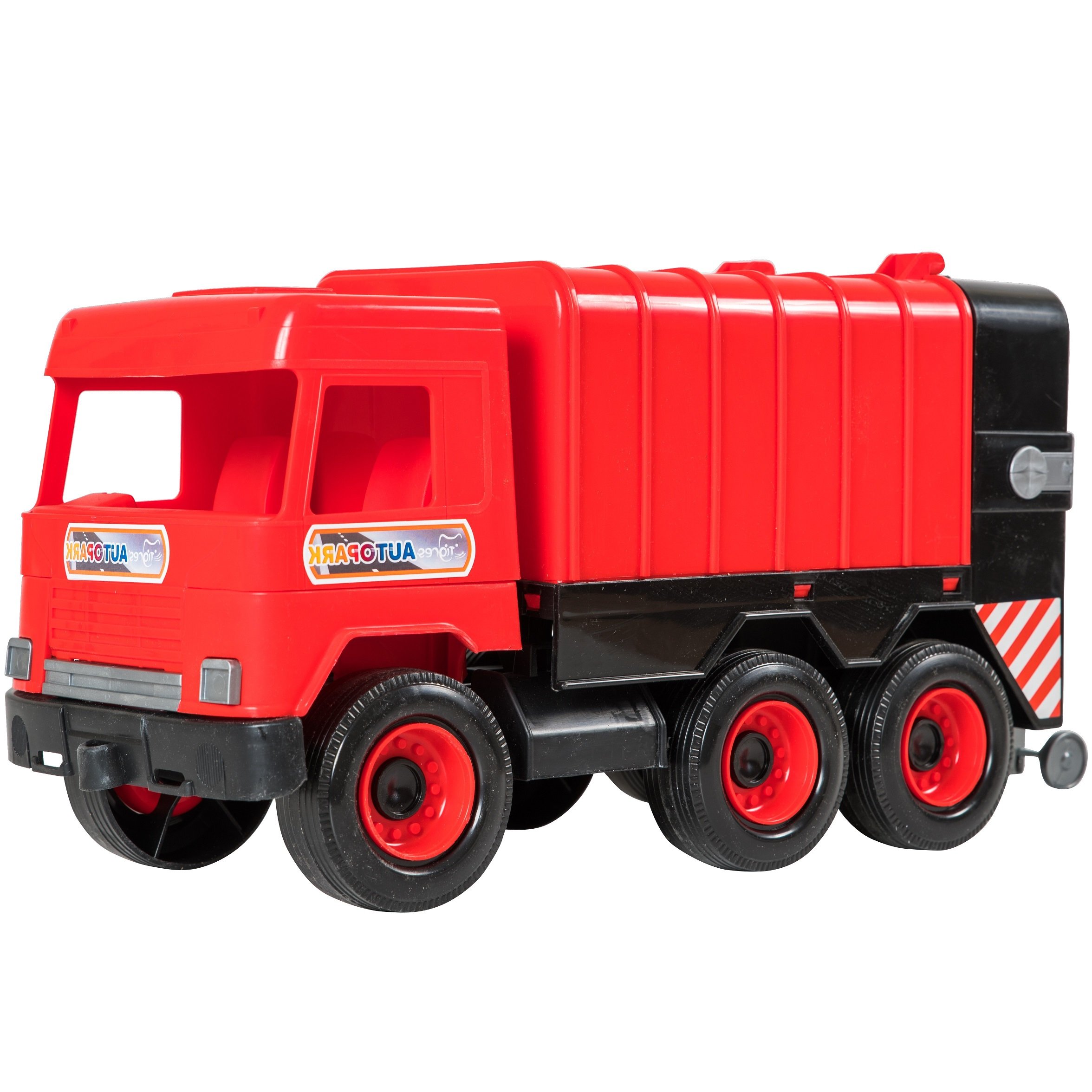 Машинка Tigres Middle Truck Сміттєвоз червона (39488) - фото 1