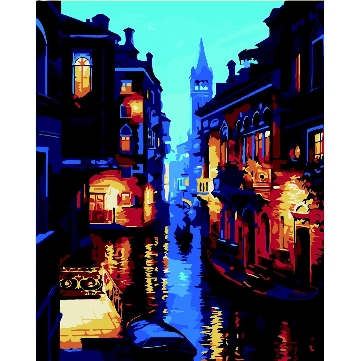 Картина по номерам ZiBi Art Line Вечерняя Венеция 40х50 см (ZB.64163) - фото 1