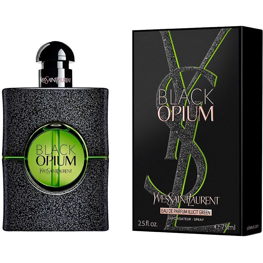 Парфумована вода Yves Saint Laurent Black Opium Illicit Green, 75 мл - фото 1