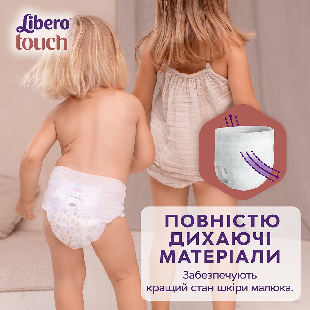 Підгузки-трусики Libero Touch Pants 6 (13-20 кг), 30 шт. - фото 4
