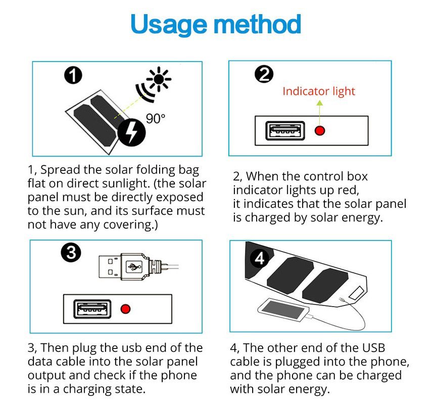 Портативная солнечная панель Voltronic Sun Charger 5 Solar Foldings - фото 7