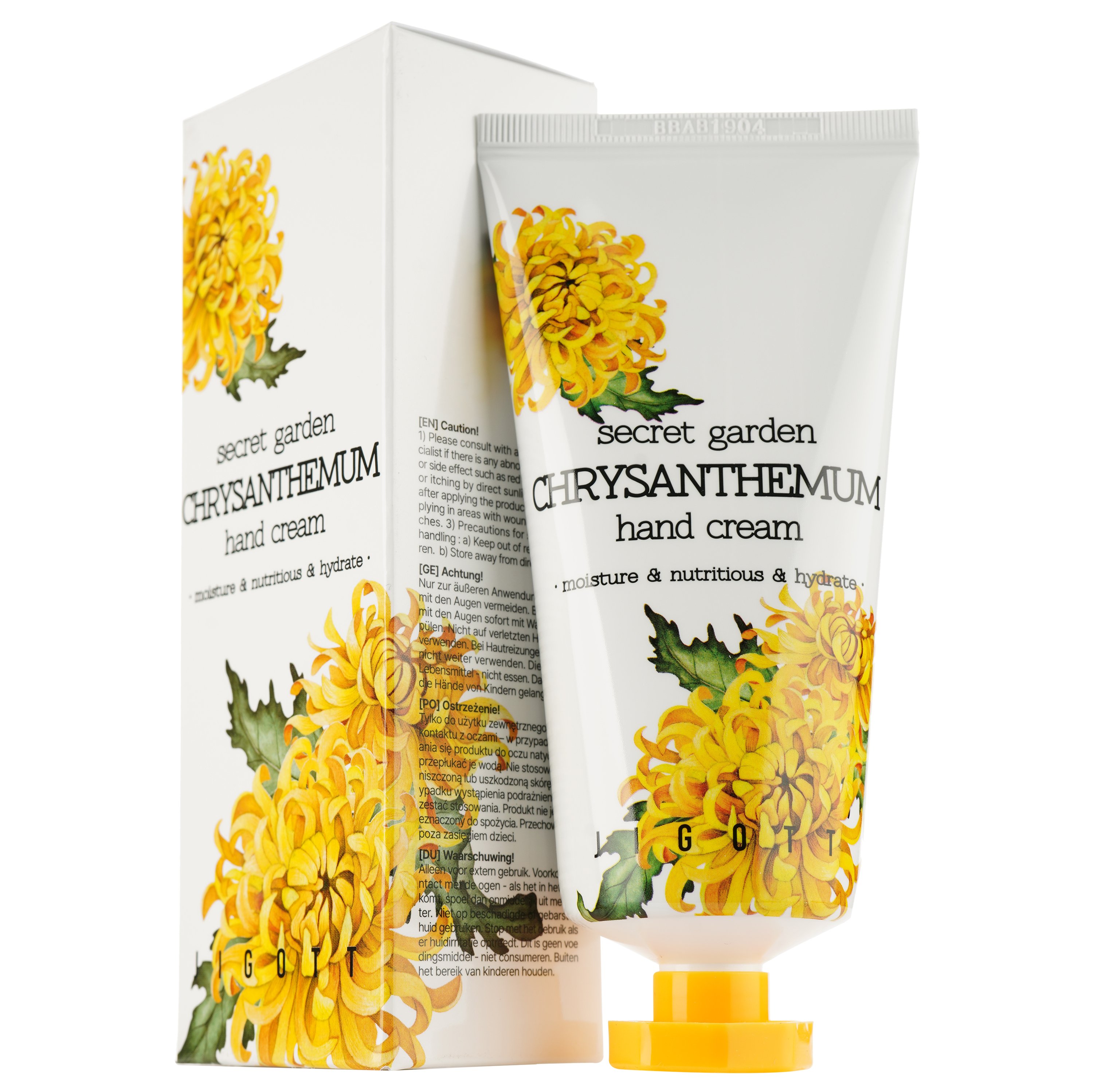 Крем для рук Jigott Secret Garden Chrysanthemum Hand Cream Хризантема, 100 мл - фото 1