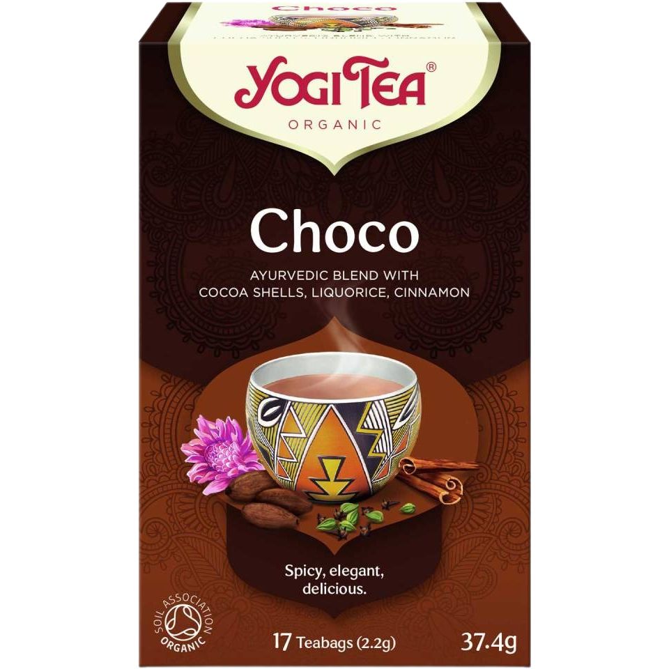 Чай Yogi Tea Choco органический 37.4 г (17 шт. х 2.2 г) - фото 1