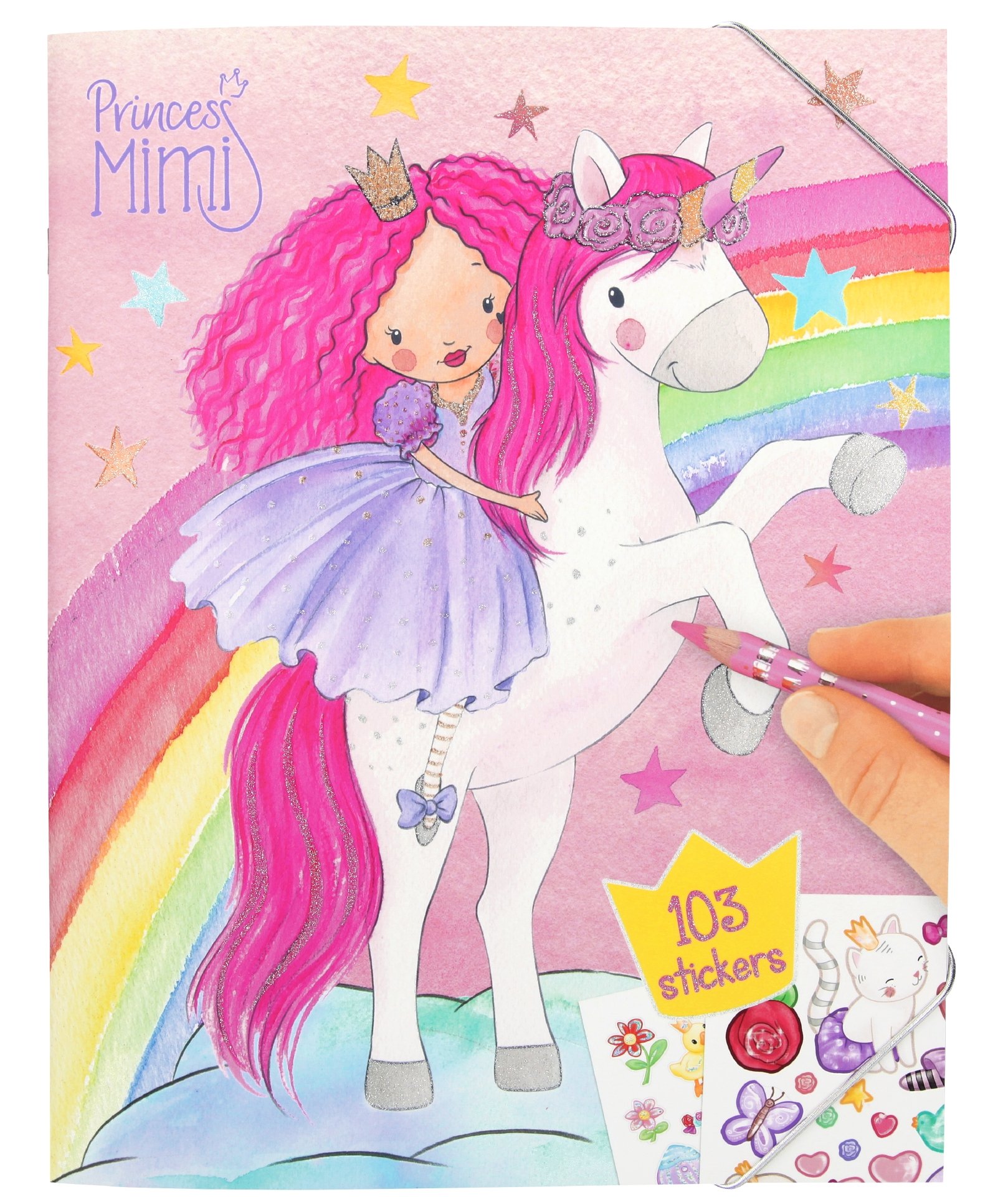 Альбом для розфарбовування з наклейками Motto A/S Princess Mimi (410870) - фото 1