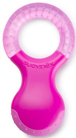 Прорізувач Suavinex, з бульбашками, рожевий (400267/4) - фото 1