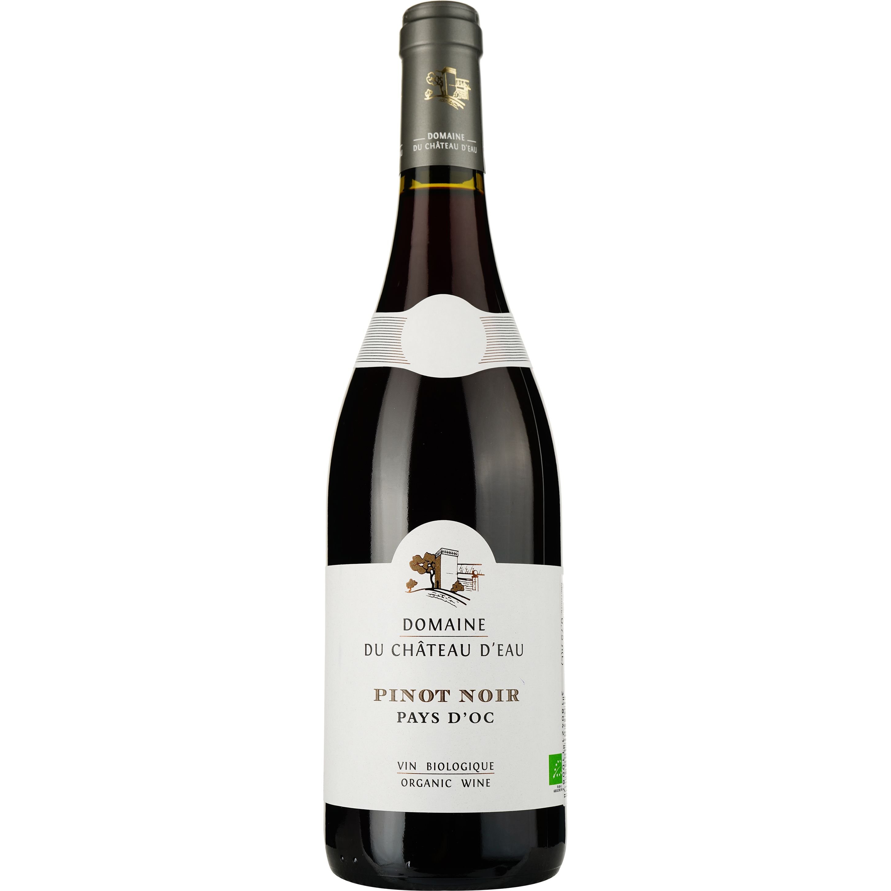 Вино Domaine Du Chateau D'eau Pinot Noir IGP Pays d'Oc 2022 красное сухое 0.75 л - фото 1