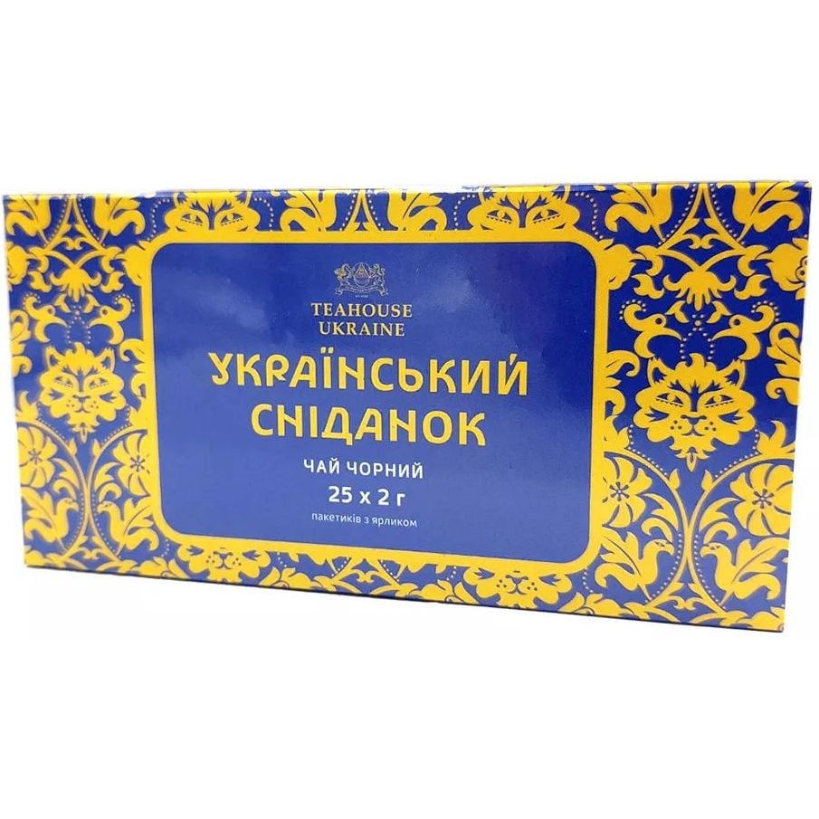 Чай чорний Teahouse Ukraine Український сніданок, 25 пакетиків (924098) - фото 2
