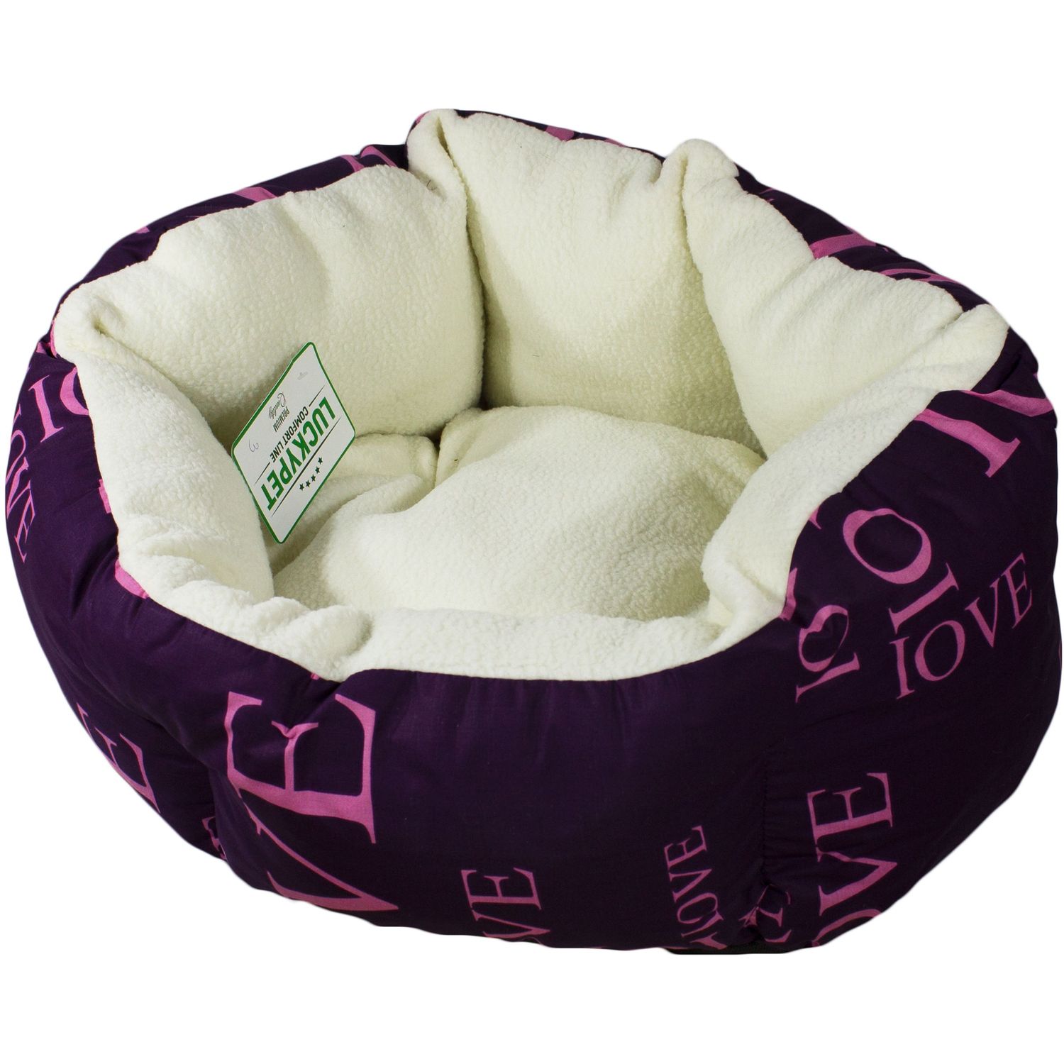 Лежак-Подушка Luсky Pet Арчі №2, фіолетовий, 50x60 см - фото 1