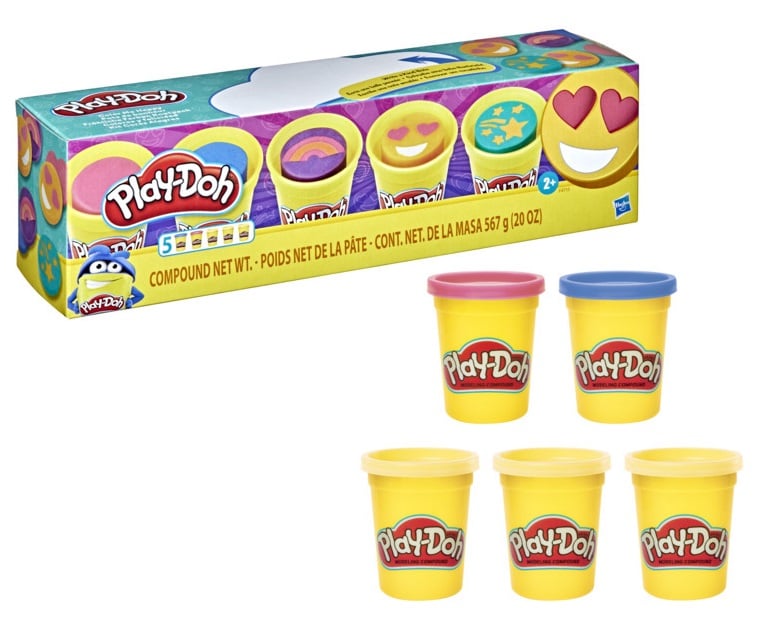 Набір маси для ліплення Hasbro Play-Doh, 5 кольорів (F4715) - фото 1