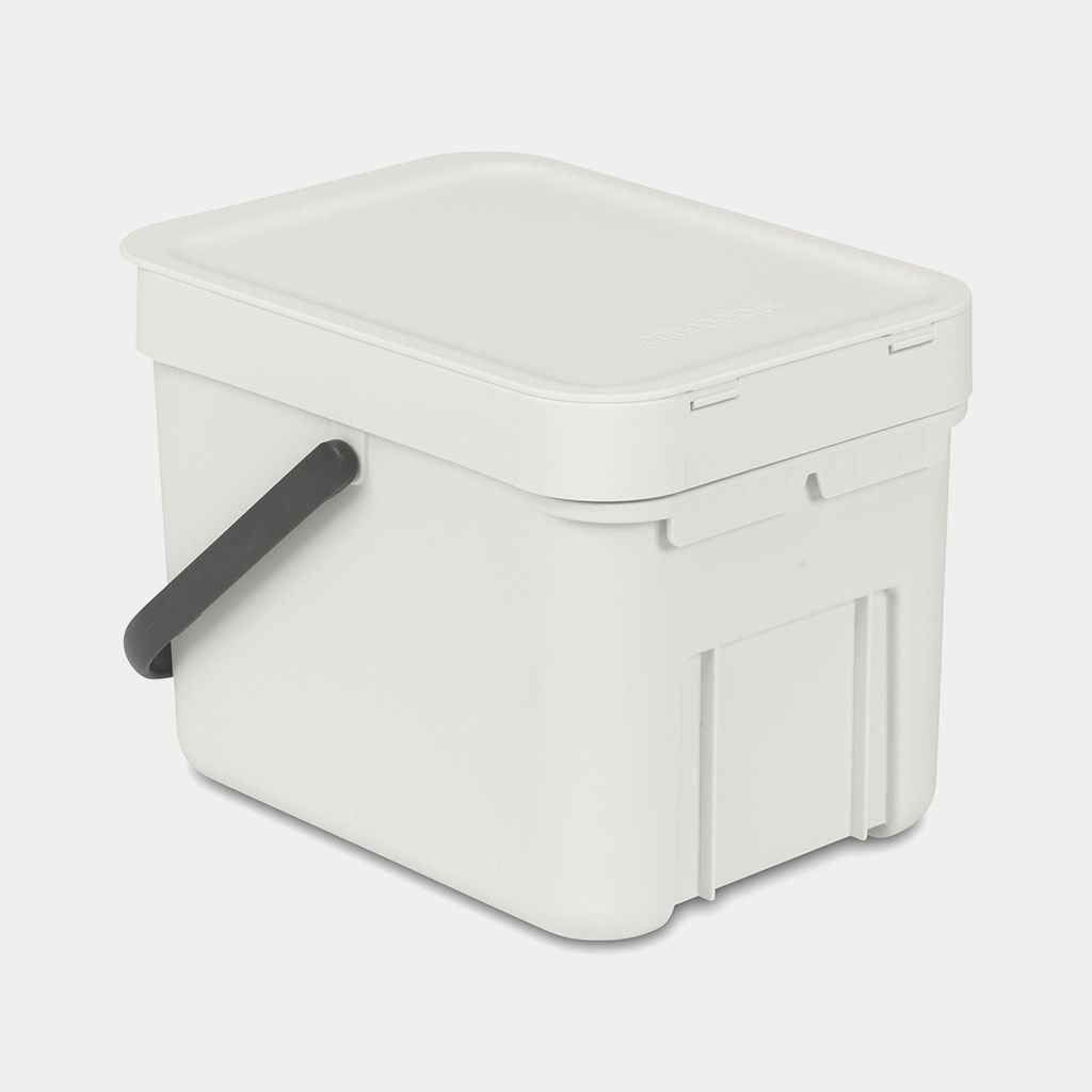 Відро для сміття Brabantia Sort&Go, 6 л, світло-сіре (213267) - фото 3