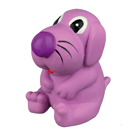 Игрушка для собак Trixie Собака с пищалкой, 8 см, в ассортименте (35172) - фото 1
