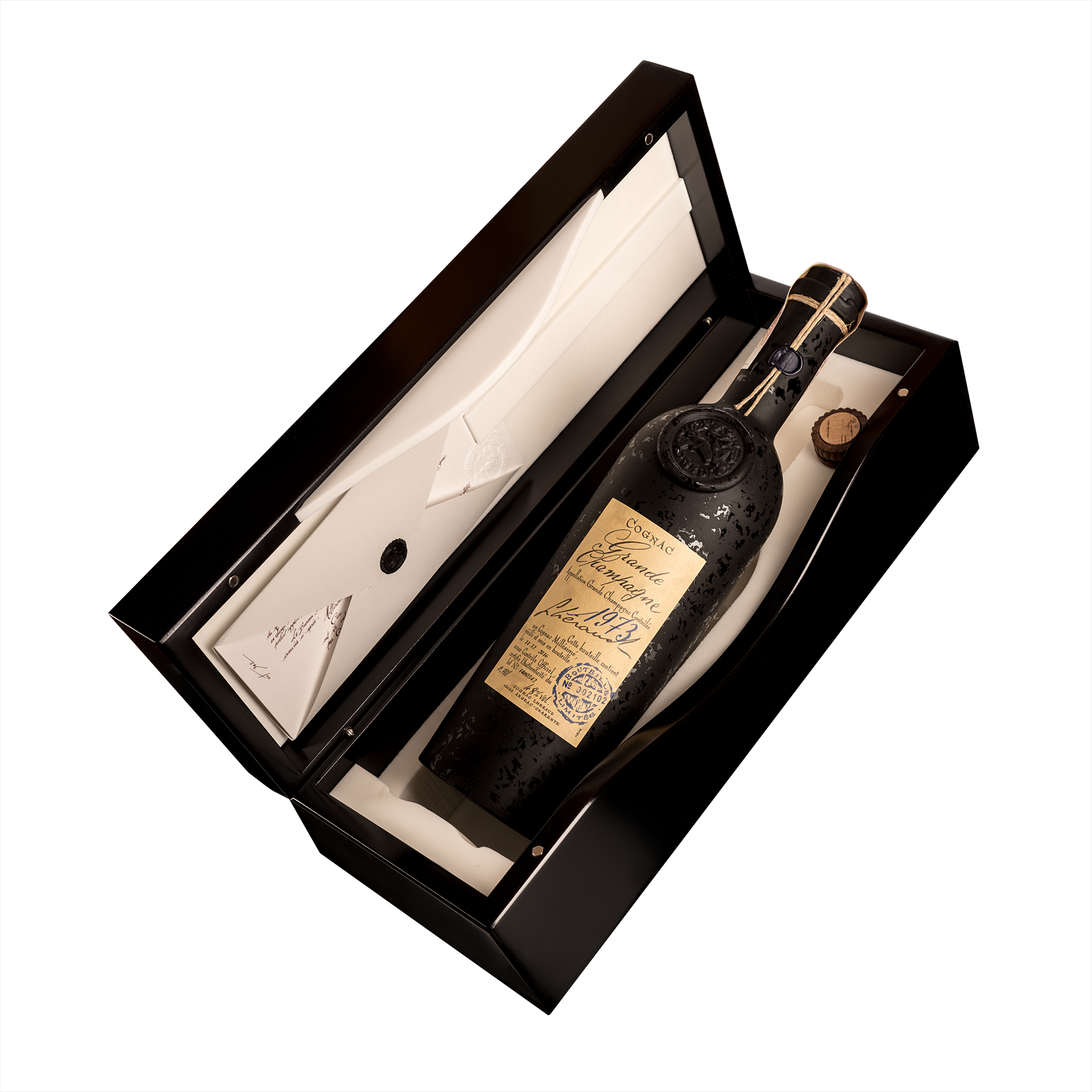 Коньяк Lheraud 1973 Grande Champagne, в деревянной коробке, 46%, 0,7 л - фото 3