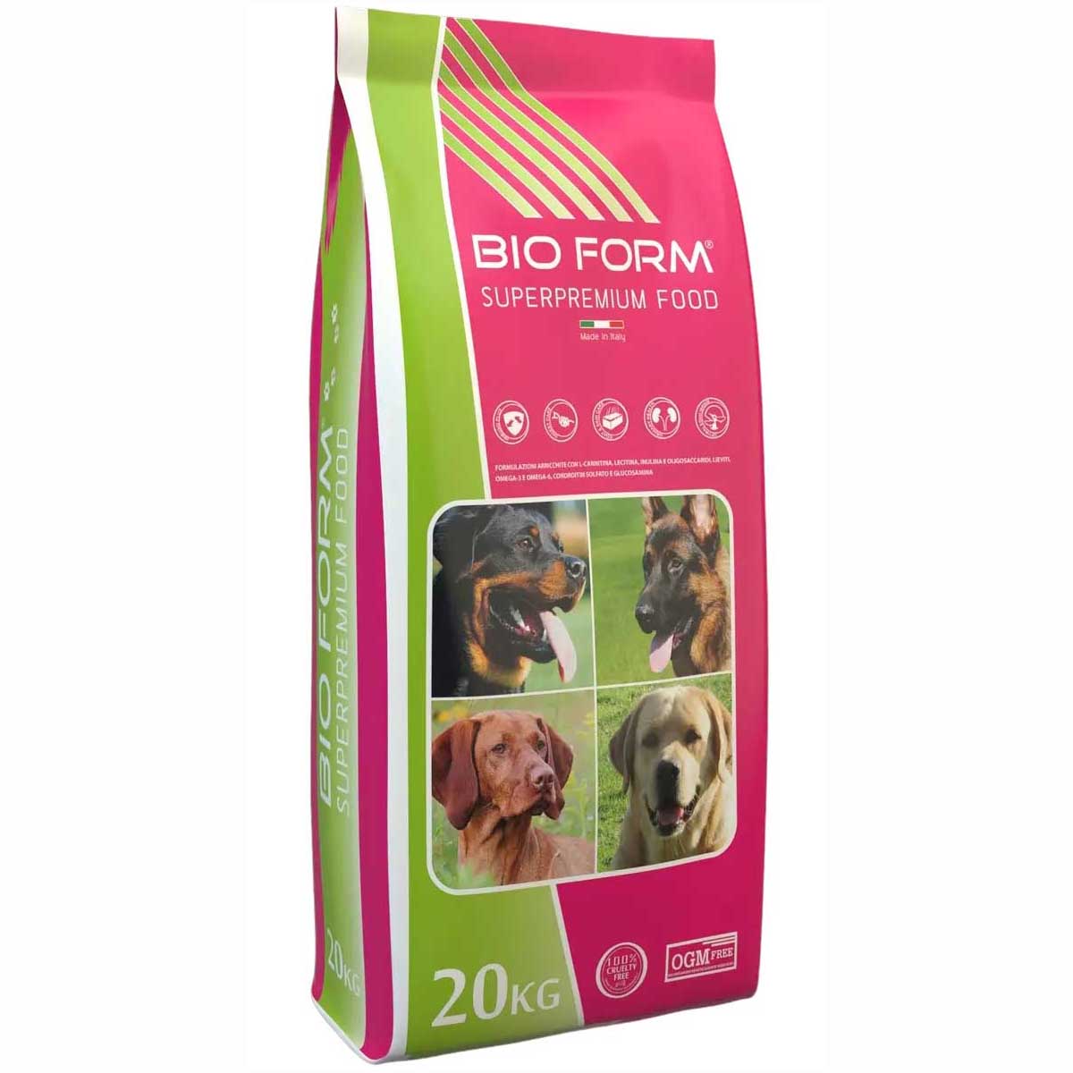 Сухий корм для активних собак Bio Form Superpremium Food Dog Energy з куркою 20 кг - фото 1