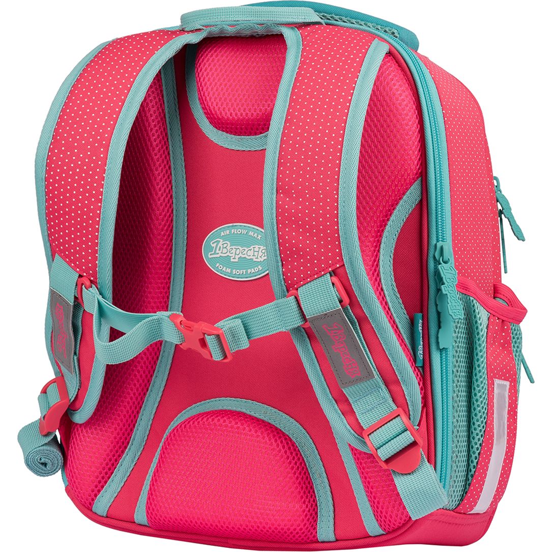 Рюкзак шкільний 1 Вересня S-106 Bunny, рожевий з бірюзовим (551653) - фото 3