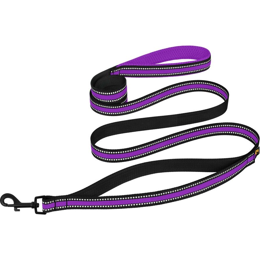 Повідець для собак BronzeDog Mesh, розмір S, 200х1,6 см, фіолетовий - фото 3