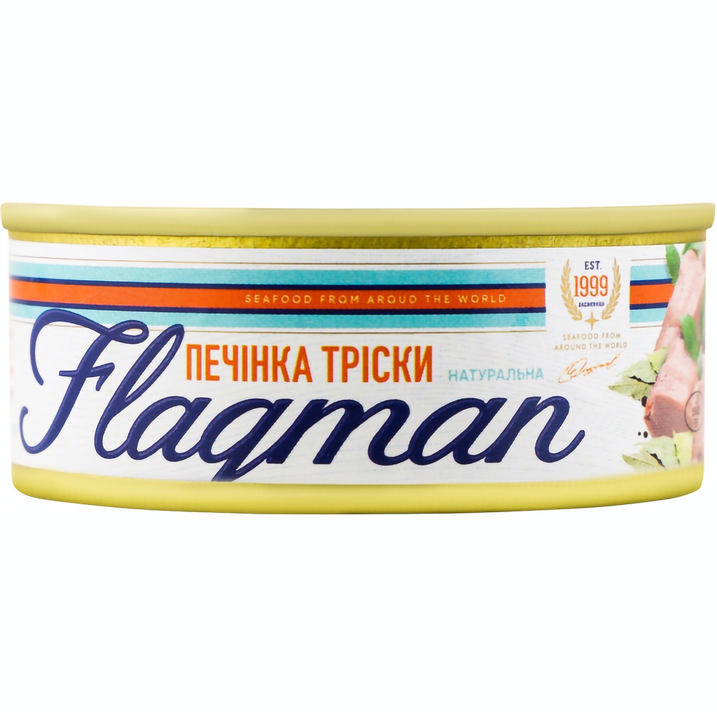 Печень трески Flagman натуральная В 100 г - фото 1