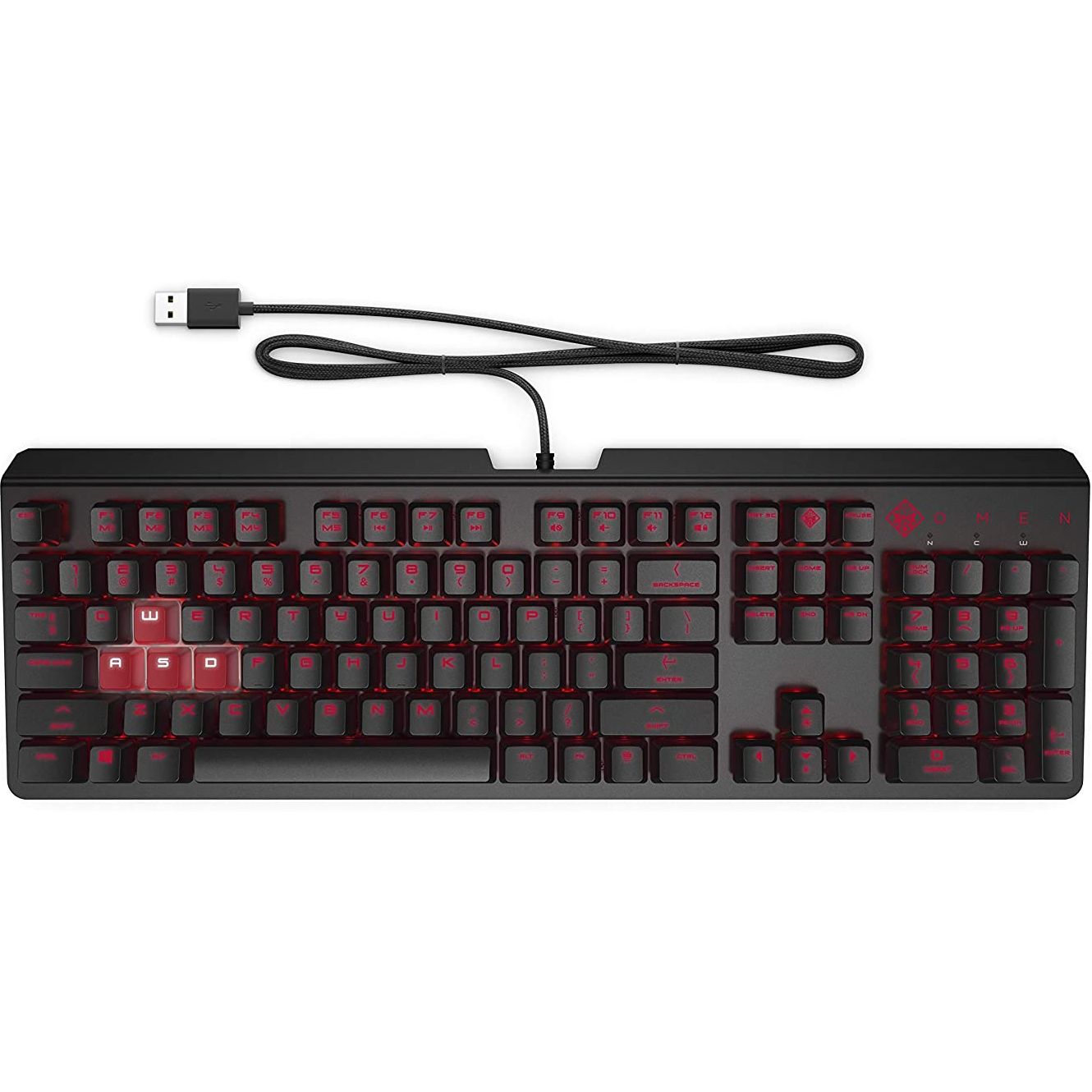 Игровая клавиатура HP Omen Encoder USB Cherry MX Brown с подсветкой  - фото 1