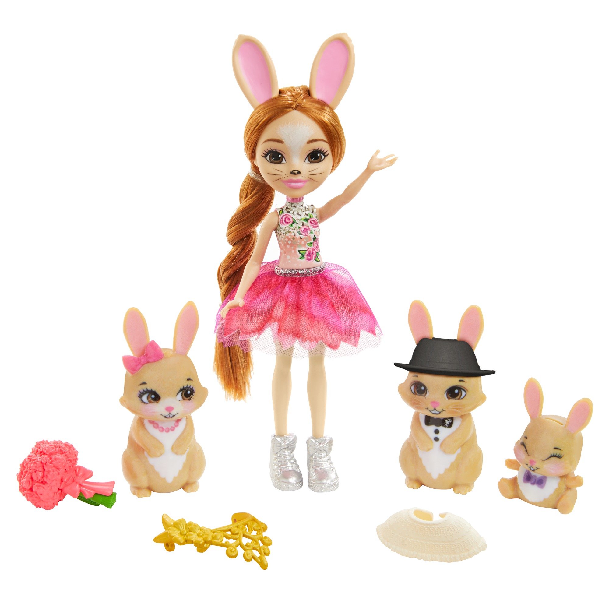 Игровой набор Enchantimals Семья кролика Бристал (GYJ08) - фото 1
