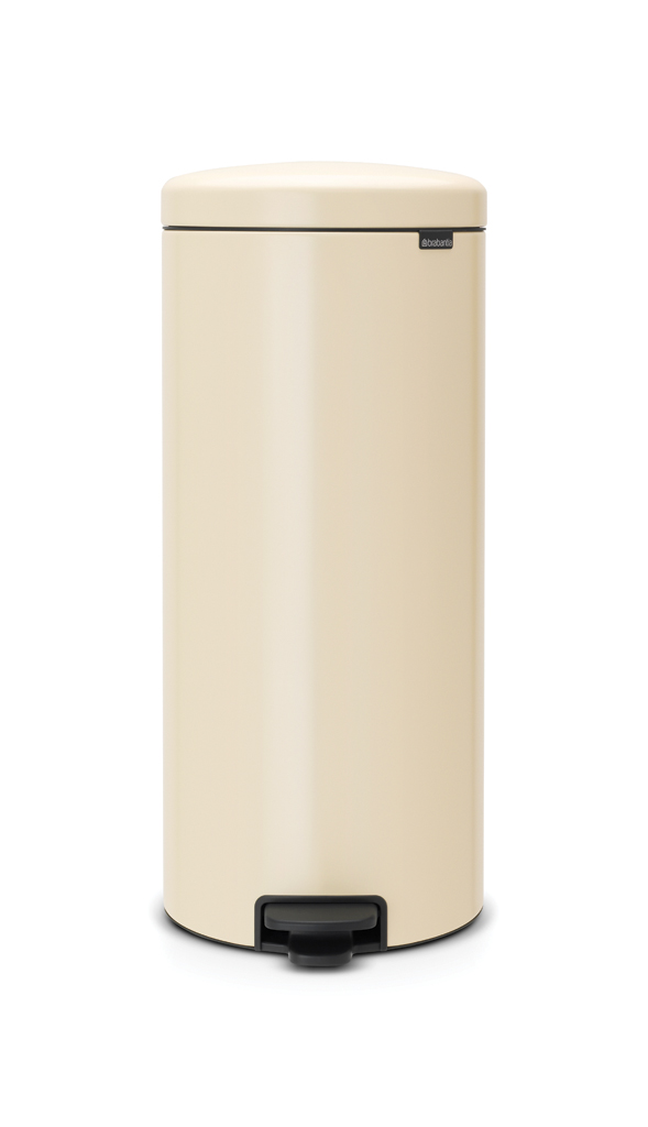 Бак для мусора Brabantia Pedal Bin, миндальный, 30 л (114281) - фото 1