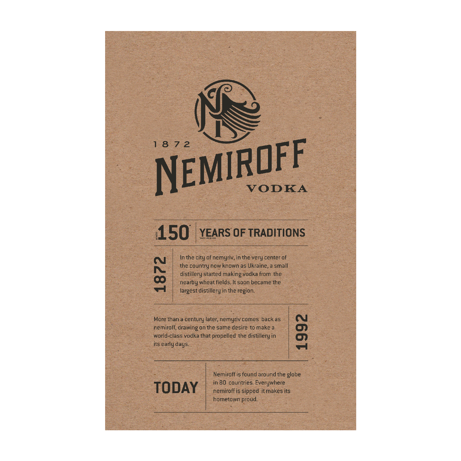 Сувенірний набір Nemiroff Originals 40% 0.7 л + 3 чарки - фото 4