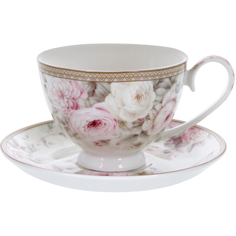 Чайний набір Lefard Англійська троянда 4 предмети рожевий (924-850) - фото 2