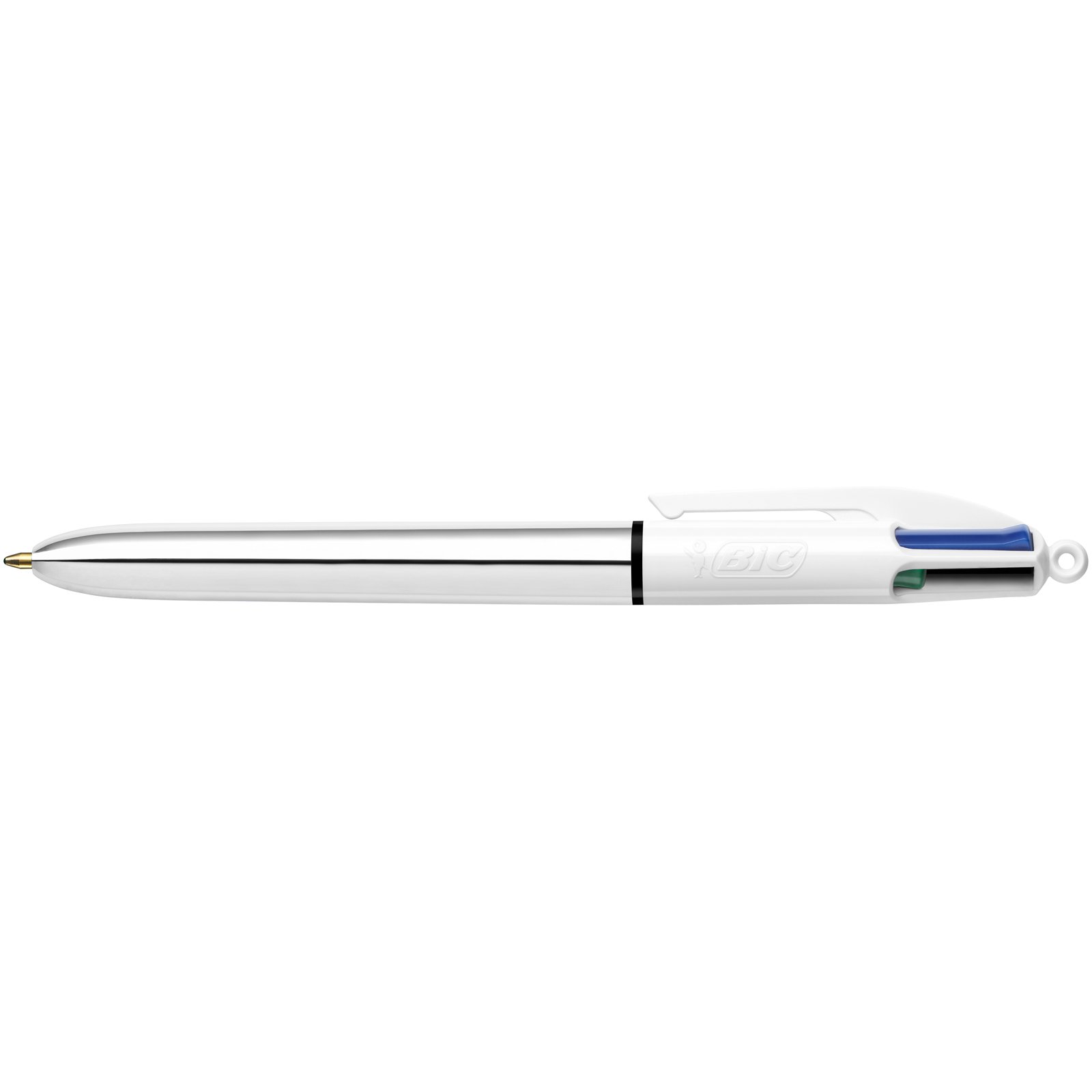 Ручка шариковая BIC 4 Colours Shine Silver, 1 мм, 4 цвета, 1 шт. (919380) - фото 2