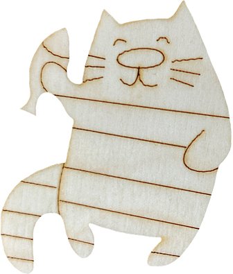 Набор для творчества Умняшка роспись по дереву, магниты-весёлые коты (РД-011) - фото 3