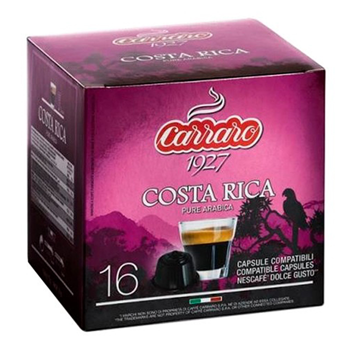 Кава в капсулах Carraro Dolce Gusto Costa Rica, 16 капсул - фото 1