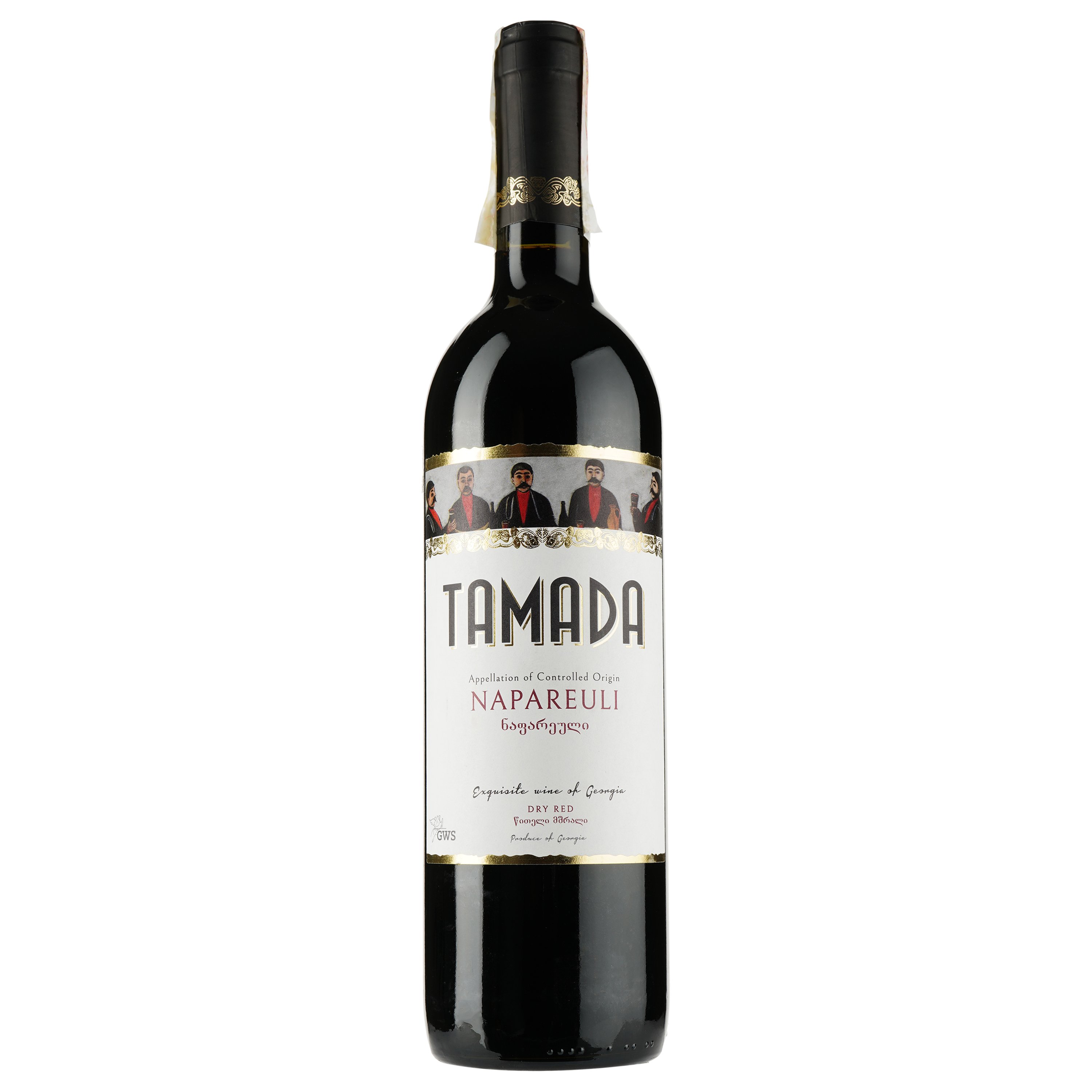 Вино Tamada Napareuli AOC, красное, сухое, 13,5%, 0,75 л (201782) - фото 1
