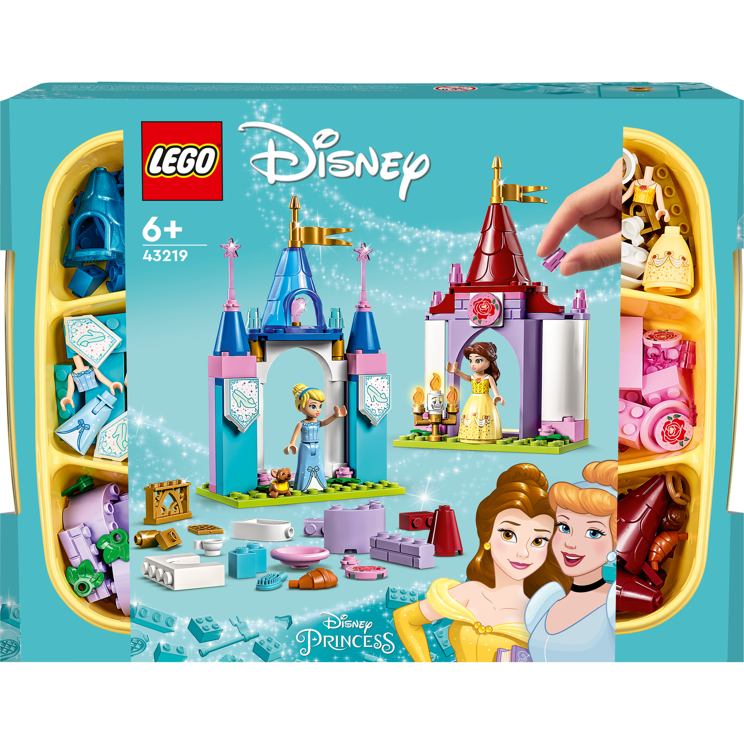 Конструктор LEGO Disney Princess Творческие замки диснеевских принцесс 140 деталей (43219) - фото 1