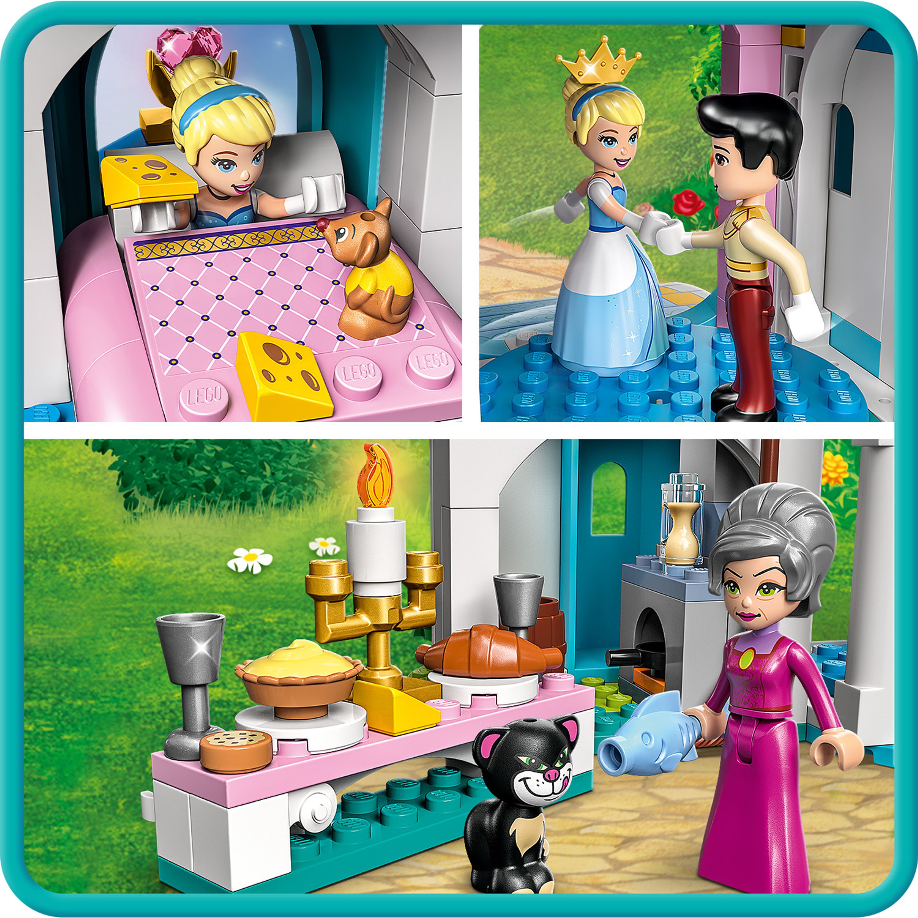 Конструктор LEGO Disney Princess Замок Попелюшки та Прекрасного принца, 365 деталі (43206) - фото 8