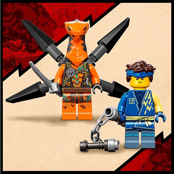 Конструктор LEGO Ninjago Грозовий дракон ЕВО Джея, 140 деталей (71760) - фото 9