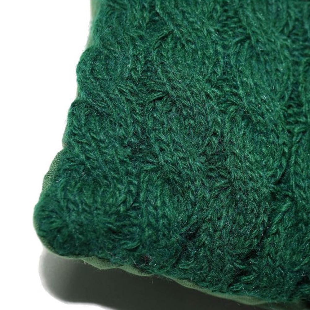 Подушка декоративная Прованс Косы, 33х33 см, зеленый (27423) - фото 2