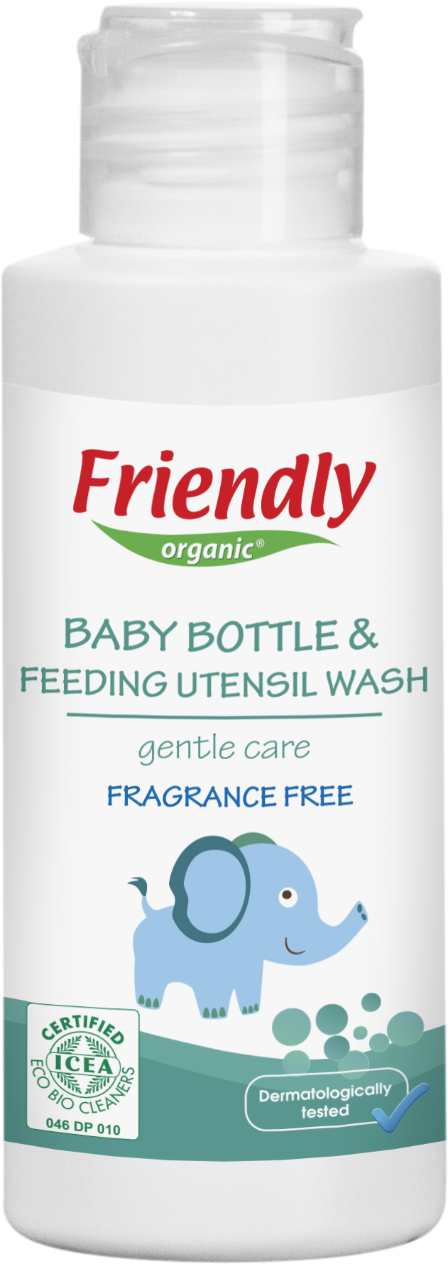 Органическое средство для мытья детских бутылочек, пустышек и посуды Friendly Organic, 100 мл - фото 1