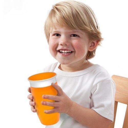 Чашка непроливная Munchkin Miracle 360, оранжевый, 296 мл, 1 шт. (01209601.04) - фото 3