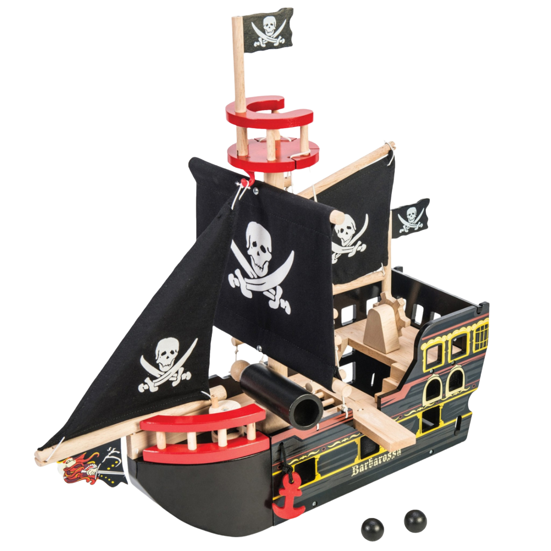 Игровой набор Le Toy Van Пиратский корабль Барбаросса (TV246) - фото 1