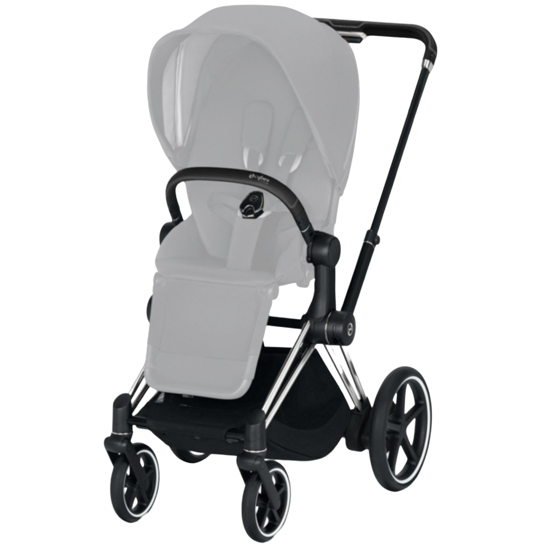 Шасі для коляски Cybex ePriam Chrome black (519003511) - фото 2