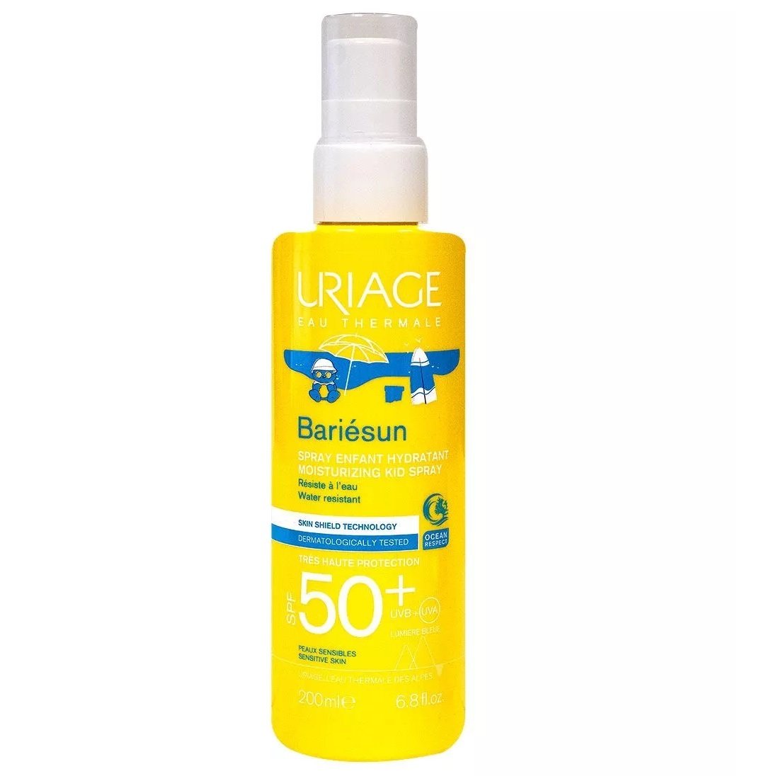 Photos - Sun Skin Care Uriage Зволожуючий сонцезахисний спрей для дітей  Bariésun SPF50+, 200 мл 