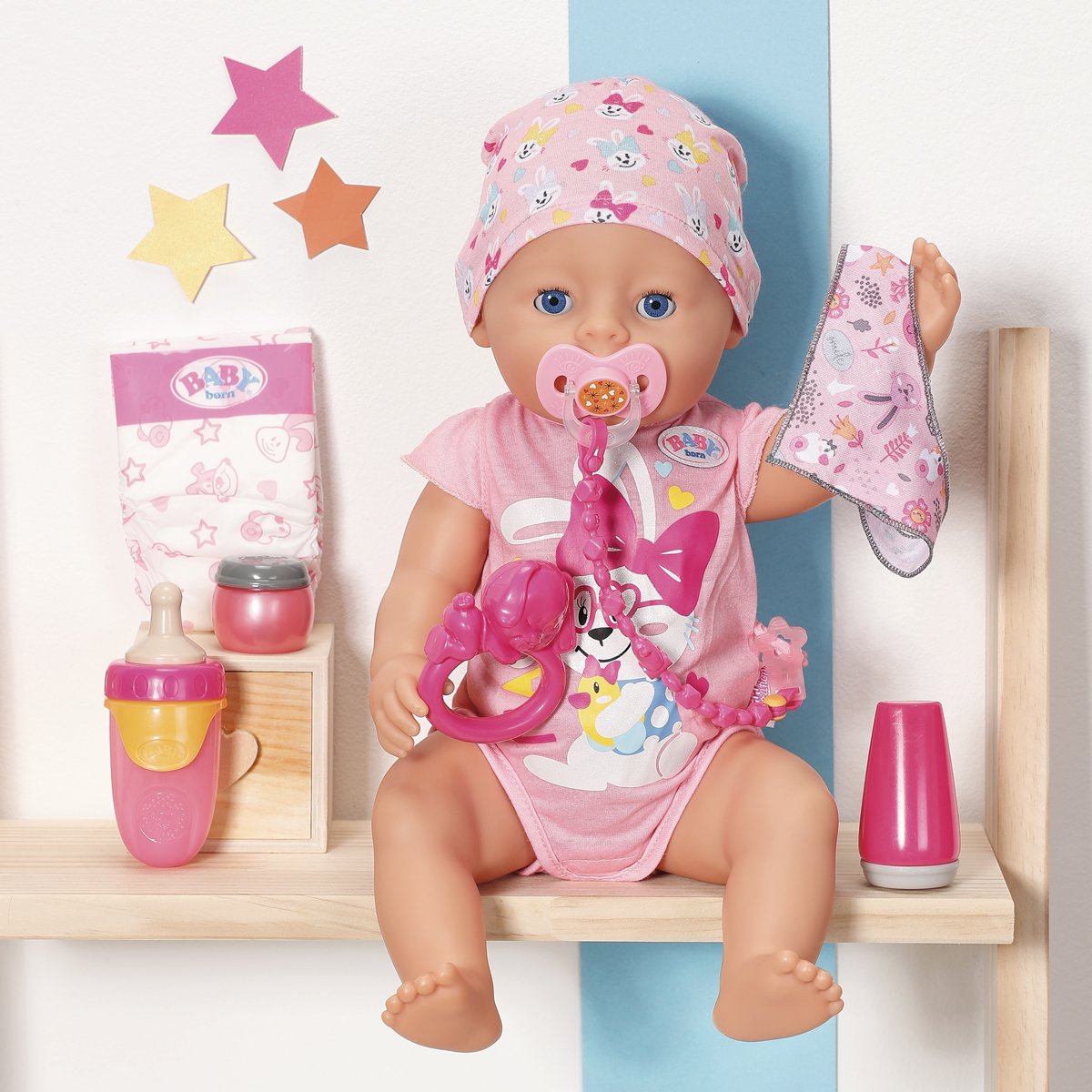 Набір аксесуарів для ляльки Baby Born Ніжна турбота з чарівною пустушкою (832851) - фото 2