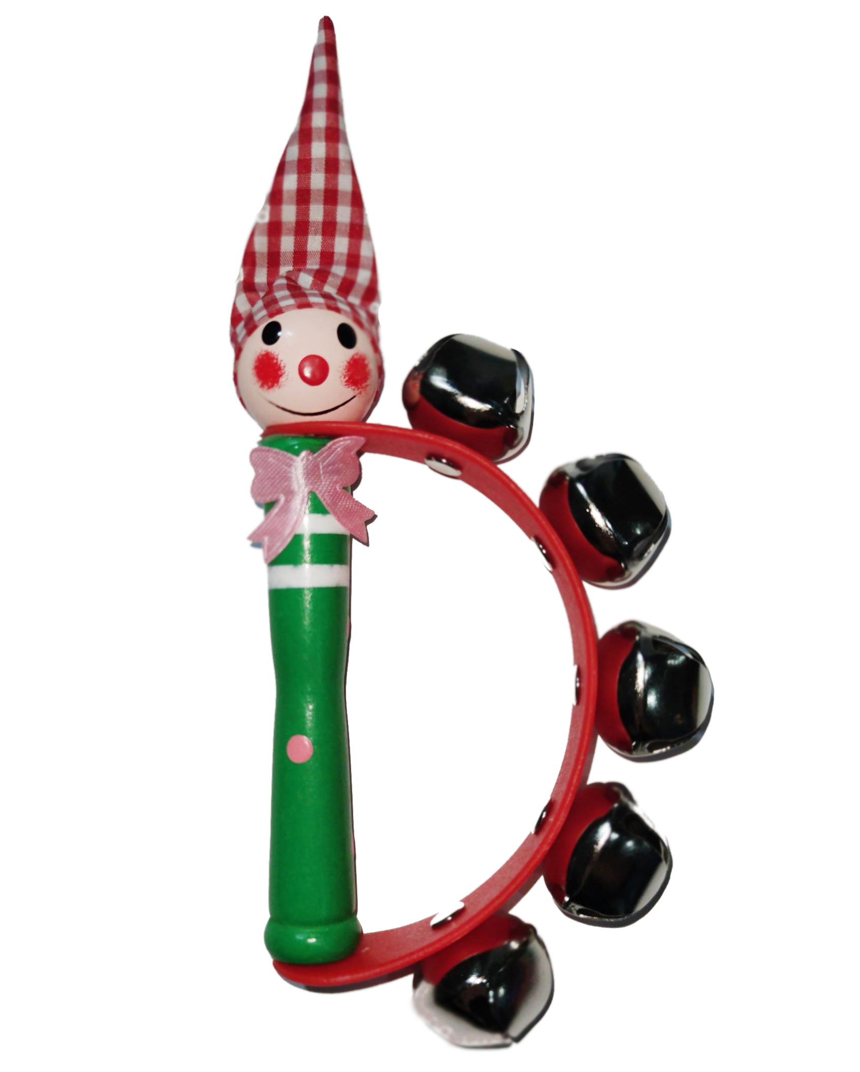 Игрушка-погремушка Offtop Клоун, зеленый (833841) - фото 1
