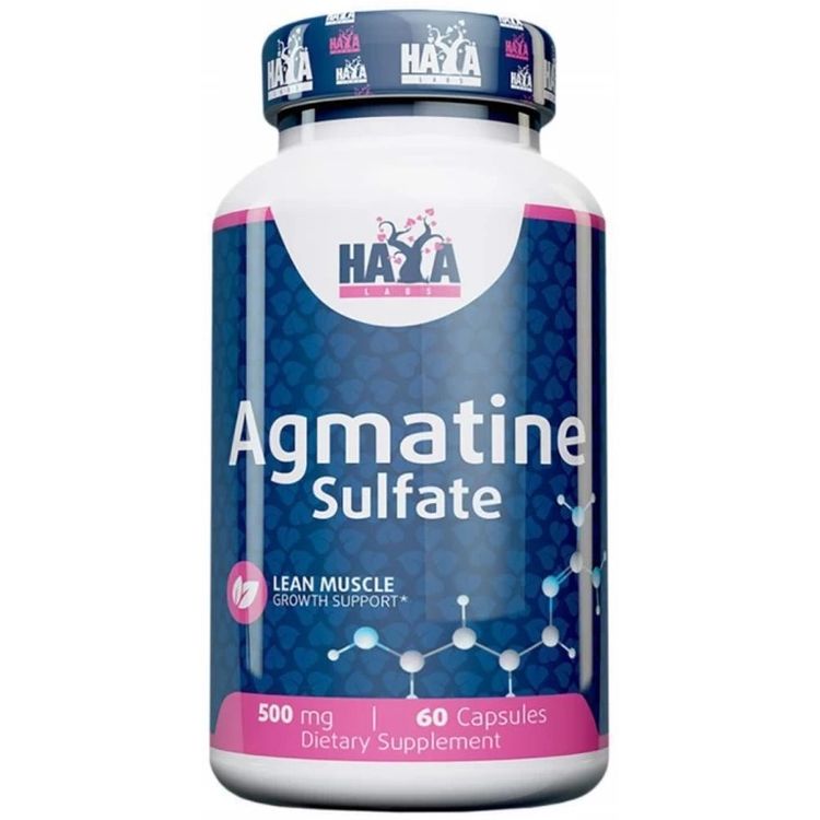 Харчова добавка Агматін Haya Labs Agmatine Sulfate 500 мг 60 капсул - фото 1