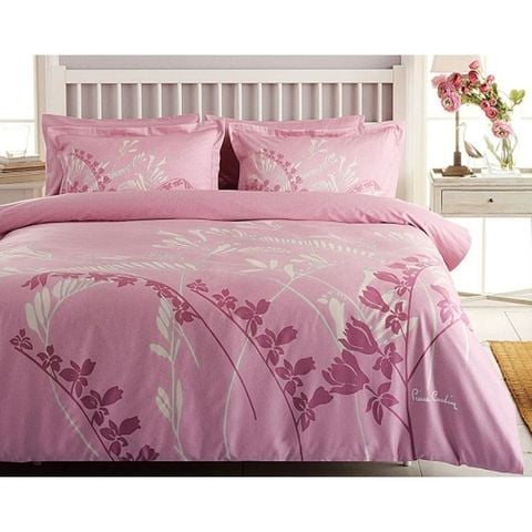 Комплект постельного белья Pierre Cardin Eva, евростандарт, розовый, 6 единиц (693) - фото 1