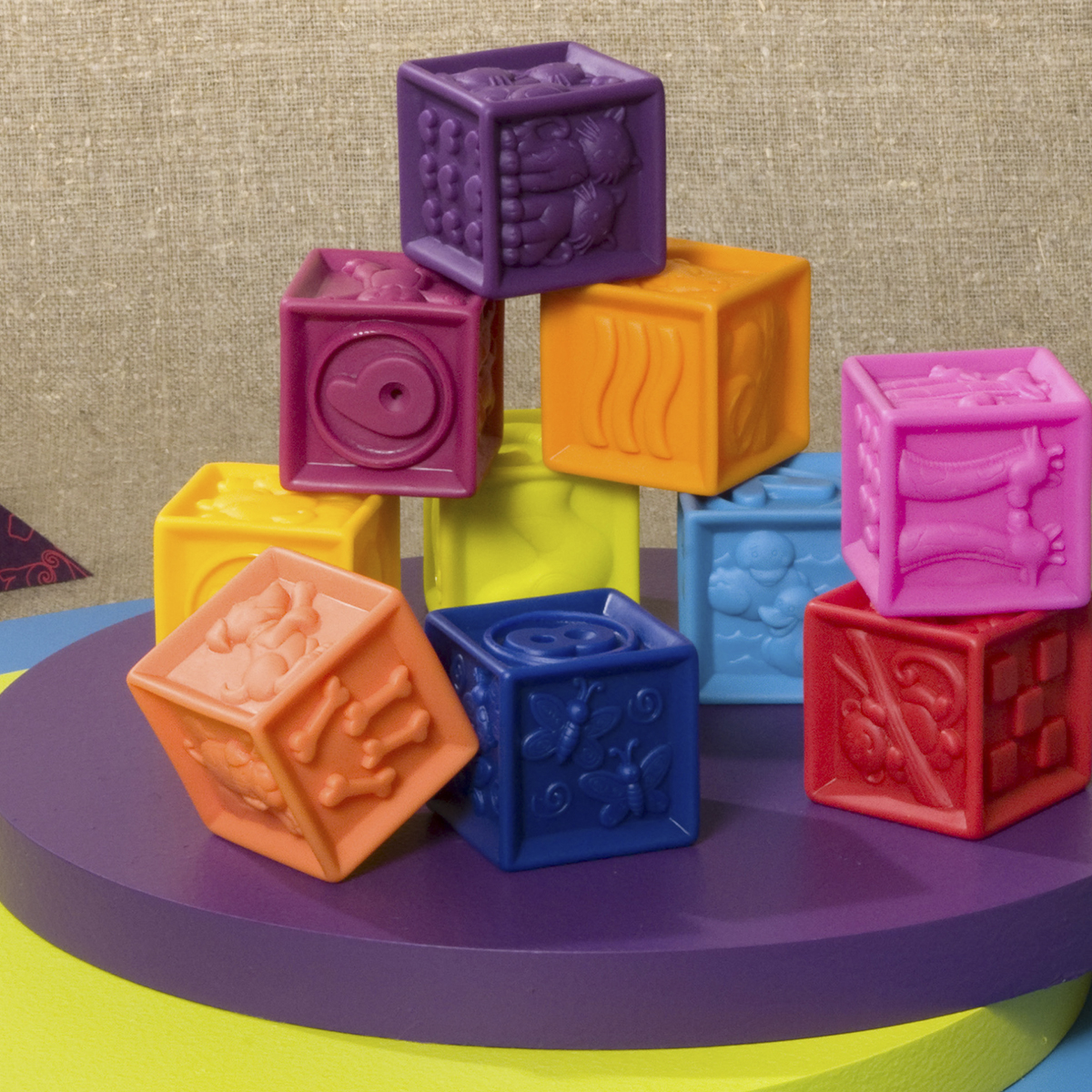 Кубики силиконовые Battat Посчитай-Ка!, 10 шт. (BX1002Z) - фото 5