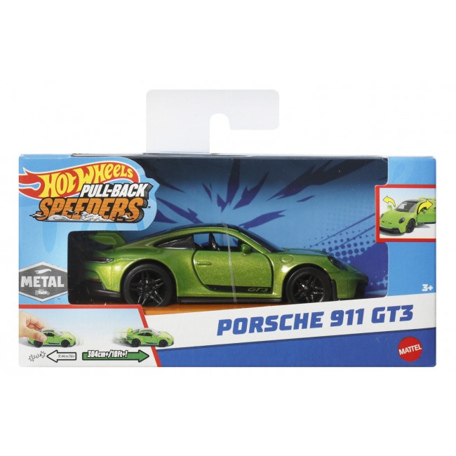 Інерційна машинка Hot Wheels серії Pull-Back Speeders в асортименті (HPR70) - фото 3