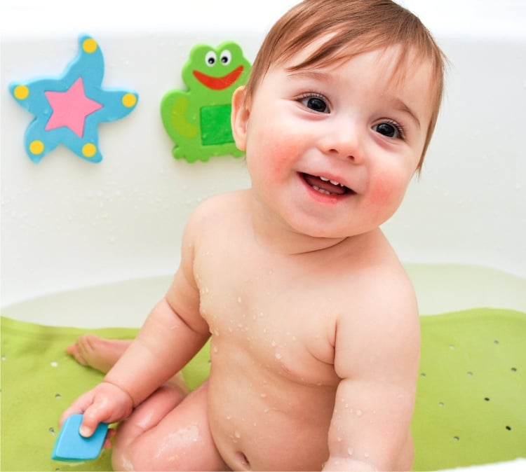 Дитячий гумовий килимок у ванну KinderenOK, XL, салатовий (071113_002) - фото 5