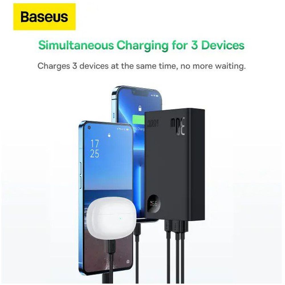 Повербанк Baseus Adaman ll Digital Display Fast Charge 20000 mAh 30W 5A QC3.0 + PD3.0 VOOC (847) - фото 7